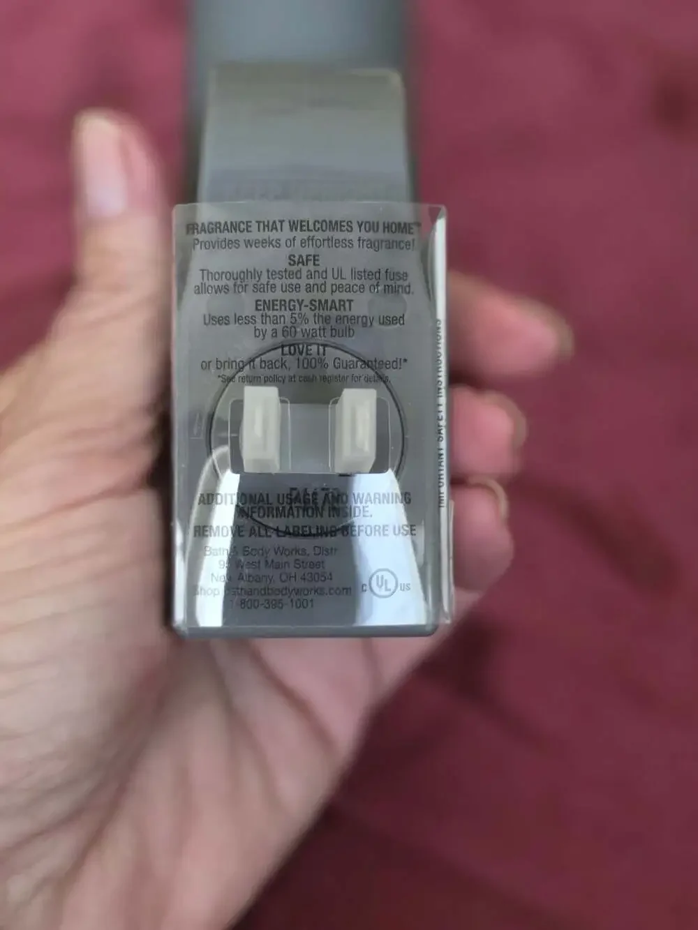 Bath & Body Works Wallflowers Adjustable Fragrance Plug, Gray